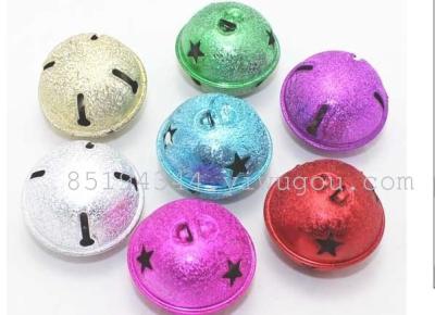 Supply Wholesale 5cm Colorful Frosted Five-Star Bell, Complete Colors, Affordable Price, Factory Direct Sales