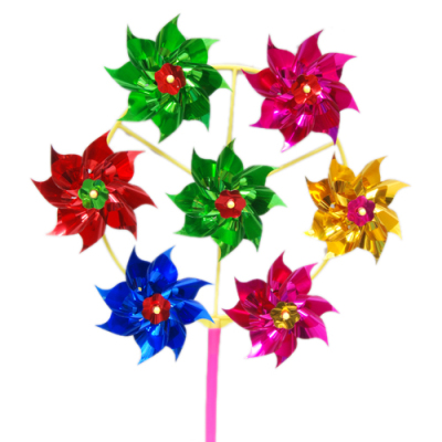 Kindergarten Toy windmill factory Supply of colorful children gifts small windmill