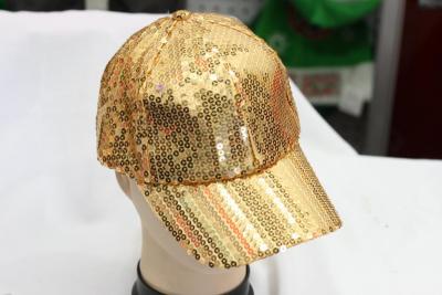 Sequined baseball cap