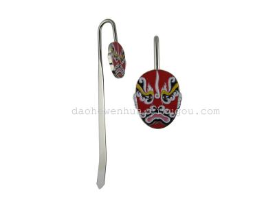 Tourism Arts and crafts Peking Opera mask bookmark China Wind foreign affairs small gift