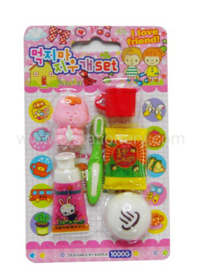 Rubber erasers toys everyday Korea stationery outlets ERASER