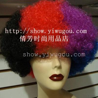 Fans wig,Party wigs,The World Cup wig,Multi-colored wigs