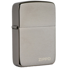 ZIPPO windproof lighters Po genuine Chicago brushed sterling silver 1941 complex