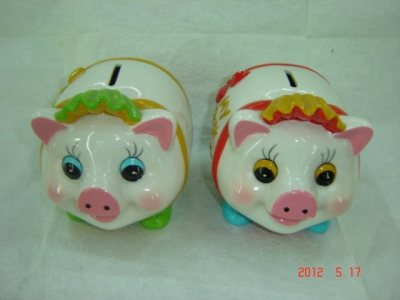 Ceramic piggy bank piggy bank creative gifts decoration lovely wedding gifts