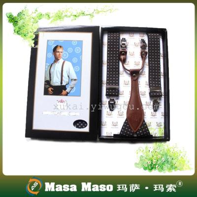 Wholesale Adult Suit Strap Adult Strap Clip Adult Three-Mouth Strap Woven Strap