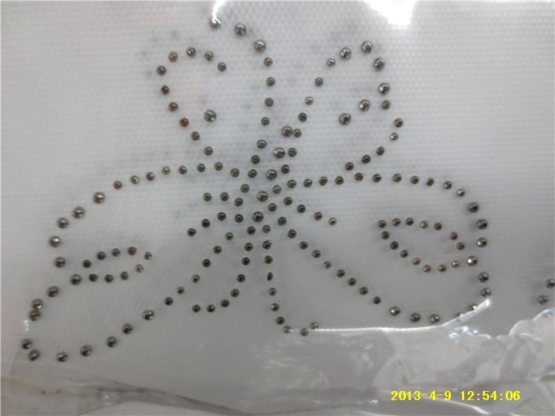 蝴蝶烫钻，烫画，硅胶，