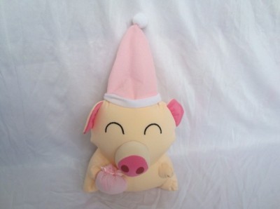 Cartoon plush toy anti radiation purifying air ion toy 50g bamboo charcoal package wheat pocket pig