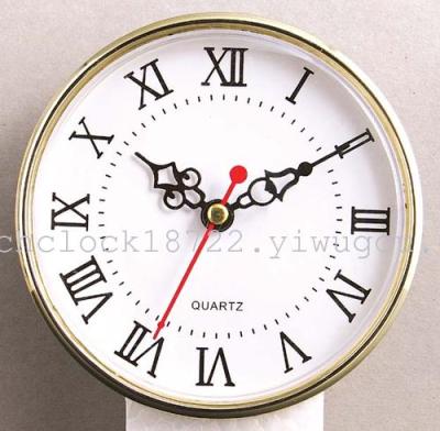 Factory direct sale 110mm inlaid clock case, clock head, resin picture frame, iron crafts, quartz clock accessories