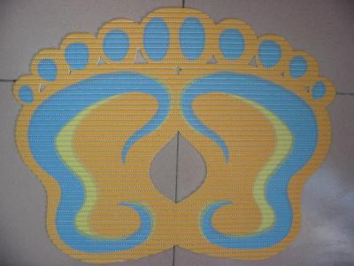 Cartoon PVC foot non-slip mat bathroom non-slip mat bath mat soft rubber floor mat