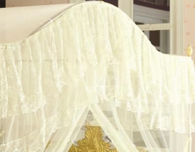 Wholesale and luxury mosquito nets are easy to clean arched three-door palace princess nets