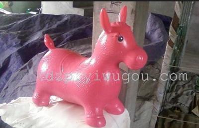 Inflatable horse jumping horse-vaulting, inflatable cartoon, PVC inflatable cartoon, cartoon inflatable toy horses, toy jumping horse-vaulting, inflatable animals