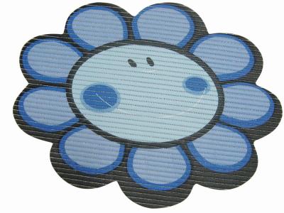 Cartoon PVC doll flower non-slip mat bathroom non-slip mat bath mat soft rubber floor mat