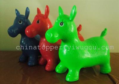 Inflatable Jumping Horse PVC Toy Horse Large Toddler Toy