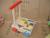 Multifunctional block trolley cars toddler wooden toys stroller