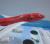 Metal Aircraft Model (Malaysia Airlines Bright Red Flower B747-400) Aircraft Model