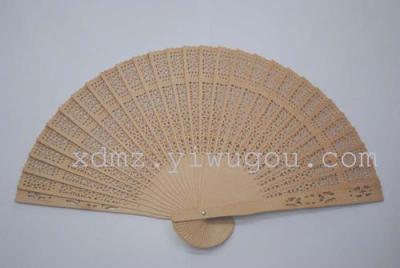 Factory direct 8 inch towards Burma sandalwood fan of qingyang sachet wooden fan-made promotional fans