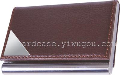 Imitation Leather Metal Cardcase OZX-9403
