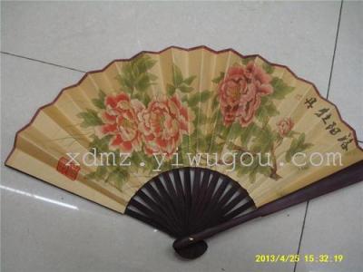 customized printed cheap bamboo folding fan promotional hand fans gifts