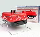 Cookouts continental light red portable grill barbecue grill