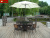 Combination of outdoor leisure furniture/rattan rattan rattan garden furniture garden table and chairs