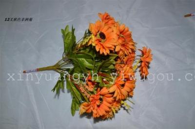 Autumn manufacturer specials supply simulation flower artificial flower Gerbera flower handmade flower corsage