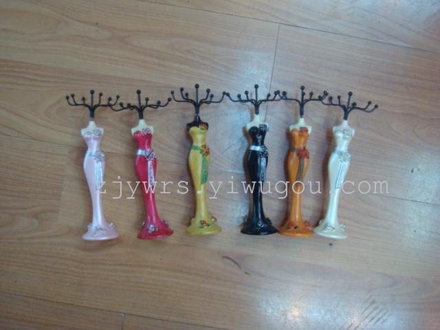 小号手工彩绘美人鱼展示架