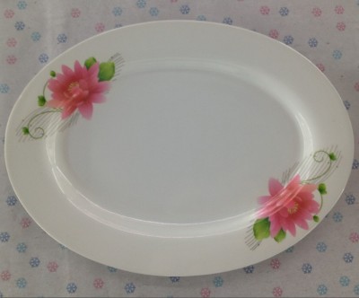 Melamine Back Plate Melamine Oval Disk Back Plate Imitation Porcelain Melamine Tableware Melamine Plate