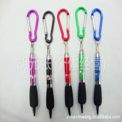 Factory wholesale YZ-262 carabiner hang pen easy to fasten and hang pen key ring hanging