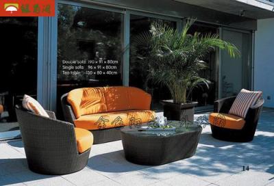 Sectional sofa rattan faux tengteng art rattan faux tengteng Arts outdoor leisure furniture