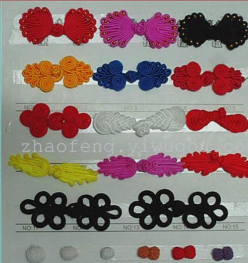 九珠琵琶手掌一字手工盘扣旗袍上衣扣民族风喜帖七珠唐装