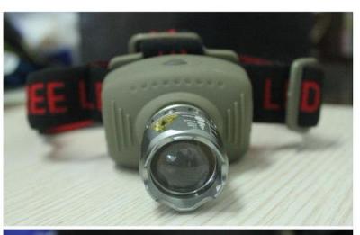 JS-2728 three features three functions with metal headlights flash camping lamp