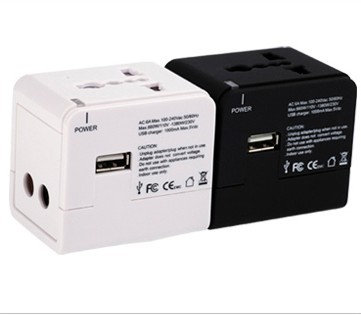 Power conversion plug universal converter multifunction USB conversion head Biaoying European standard conversion socket