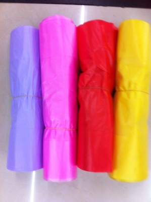 The Pure color new material color plastic bag vest bag please bag custom-made