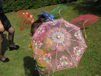 Embroidery umbrella decorated craft umbrella umbrella child umbrella