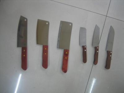 Kitchen Knife with Wooden Handle