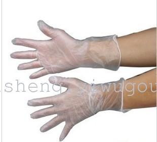 PVC white rubber plastic gloves/essential transparent/beauty/food disposable gloves.
