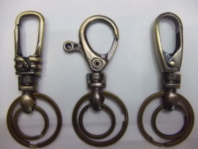 Zinc alloy hook key chain