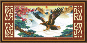 5D0226 Eagle wings (5D cross stitch)