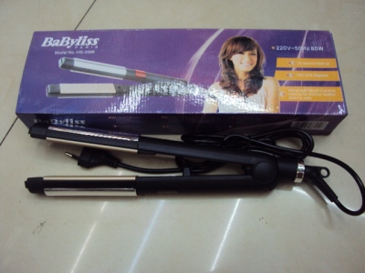 Ceramic splint hair straightener