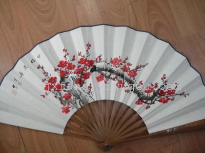 Hand-painted xuan paper fan bamboo fan bone bamboo fan