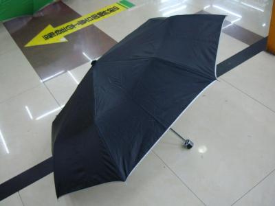 Super - mini umbrella silver adhesive anti - ultraviolet 3 fold umbrella
