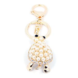 Turtle key chain diamond key chain alloy jewelry creative jewelry key chain