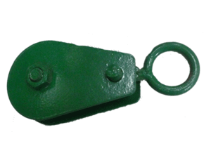 Single-arm pulley ring