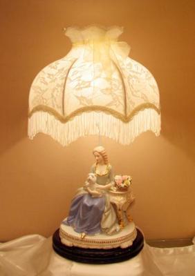 Continental pastoral table lamp ceramic table lamp in lamp 7006