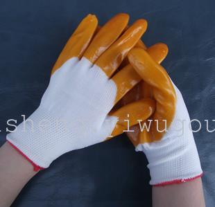 Gloves, rubber Gloves, anti-slip Gloves, super wear rubber Gloves, nylon PVC Gloves.