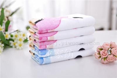 2013 new style 25*50 cotton absorbent towel and facial tissue soft and comfortable infant/child 