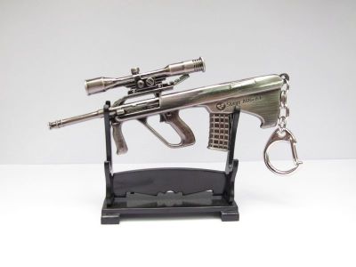Crossfire gun key chain CF weapon model gun Crossfire prop metal toy gun simulation military model