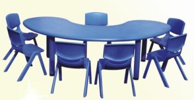Plastic table for curved table and moon table