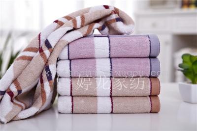 Authentic Beijing-Beijing-checkered towel yarn towel cotton towel cotton towel cotton towel wholesa
