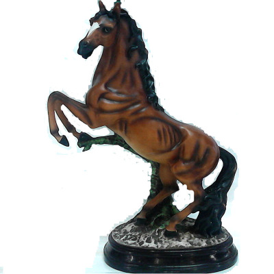 European-Style Resin Crafts Vacated Horse Ornament Home Living Room New Decorations Study Feng Shui Decoration Animal